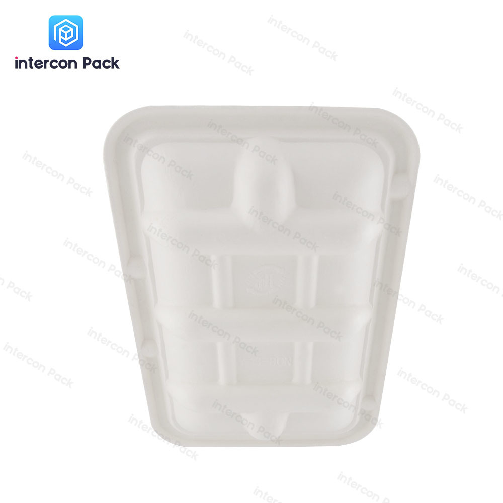 4 5 6 Compartment Pulp Food Containers Disposable Food Divider Tray