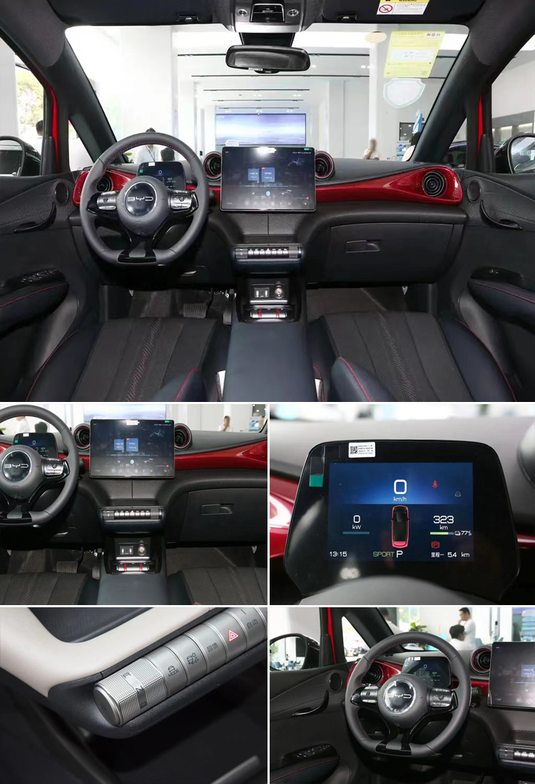 100% Electric BYD Dolphin Electric Car 2023 Mini EV Cars Fashion Knight Edition 420km
