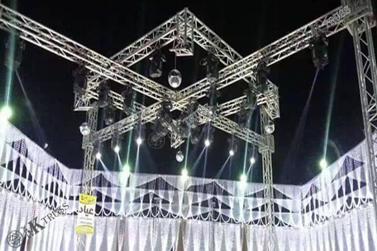 100*100*1500mm Aluminum Line Array Lift Stage Truss Tower for Outdoor Event Equipment