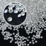 Ring White Loose Moissanite Diamond 1.0 CT Per Pack Small Size Round Melee