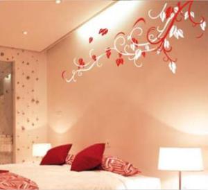 Quality Funky Wall Flower Stickers HB-125, /Decal Wall Stickers /Decorative Wall Stickers /Wall Sticker Art wholesale