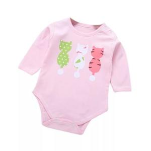Quality Unisex Newborn Baby Rompers One Sizes 100 percent Cotton Zipper Closure wholesale