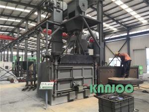 Quality Cleaning Chamber Size 1000*1000mm Tumble Shot Blasting Machine For Steel wholesale