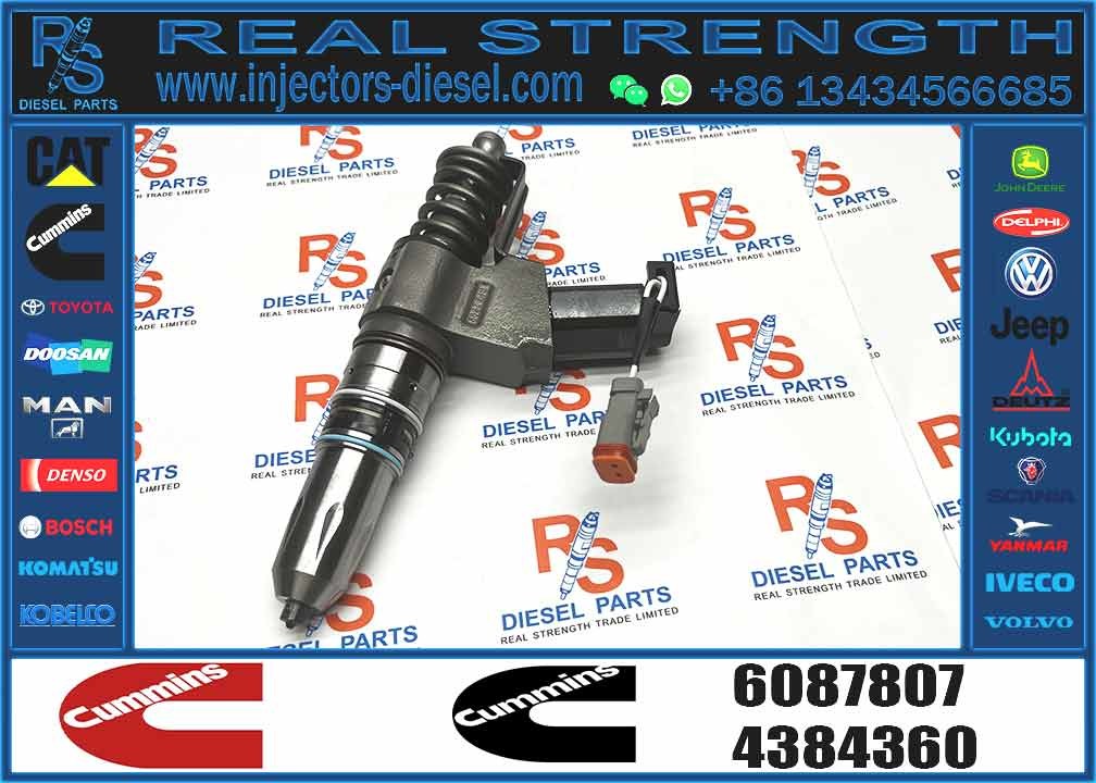 Factory OEM Quality Brand New Diesel Common Rail Fuel Injector Assembly 4307516 3087560 4384360 For C Ummins N14 Engine
