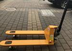 Heavy Duty Hand Pallet Truck With Casting Pump Yellow Color 200mm Lifting Height