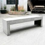 Lightweight Outdoor Concrete Furniture Concrete Side Table Bench Manufacturer