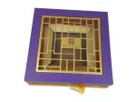 Purple Cardboard Box Customized Gift Box Packaging Colors Printed Design