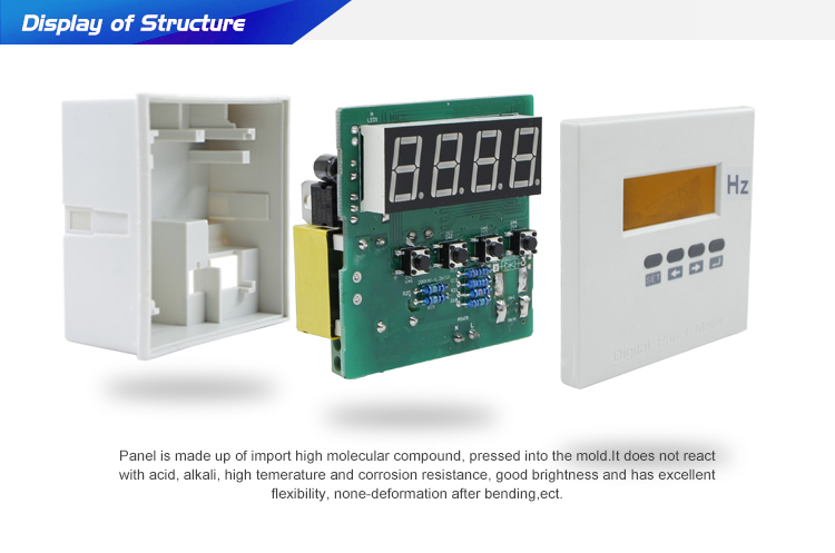 J model 96*96 cheap Frequency Hz meter 45-65hz