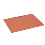 orange blue pu leather guest information folder for 5-star hotel guest supply