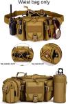 Molle Tactical Waist Bag Military Waist Pack For Outdoors Walking Running Hiking