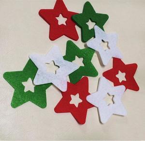 Quality Star Shape Funny Christmas Decorations PP Material For Festival Wall Decor wholesale