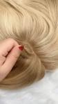 Balayge color blonde color silk topper Jewish topper Kosher topper for hair loss