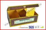 Glossy Lamination Cigar Luxury Gift Boxes With Dulex Board Packaging