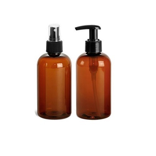 Empty Fine Mist PET 1oz 20z White Plastic Spray Bottle For Cosmetic Packaging