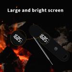 0.6 Second Instant Read Thermometer for Meat Cooking Outdoor BBQ Kitchen