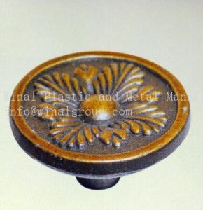 Quality Size Dia32xH29 ancient bronzed carve cabinet knob,Zinc alloy,iron,plating &amp; color can OEM. wholesale