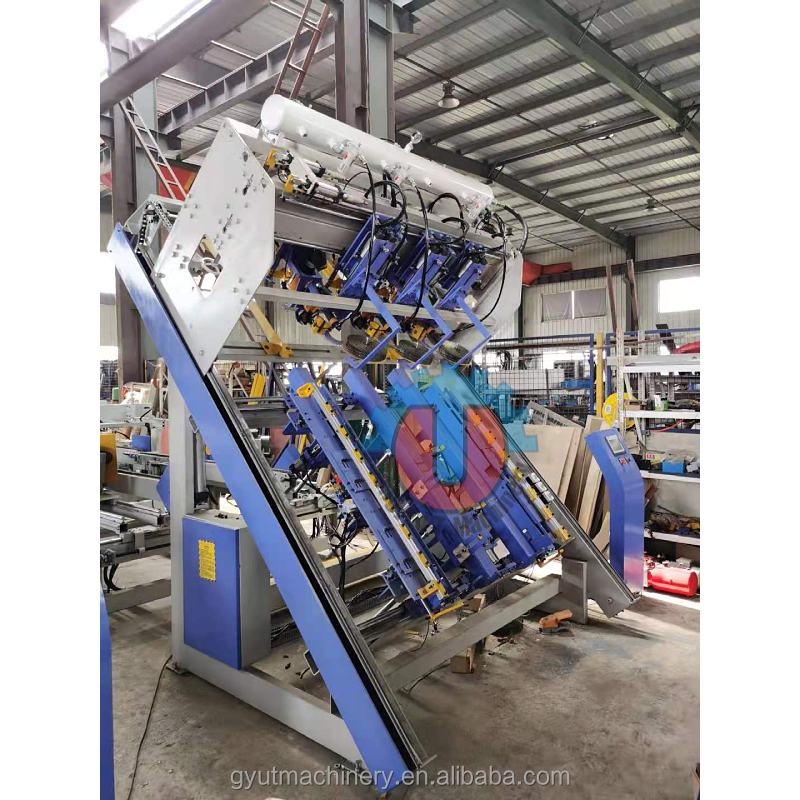 Wood Block Press Machine for Hot Pressing Wood Board Saw Cutter Wood Pallet Feet