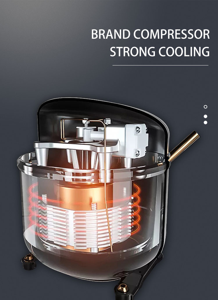 Commercial 60KG/24H Cube Ice Maker Machine Full-Automatic Ice Bin Maker