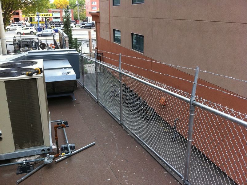 Football Field Galvanized Steel Chain Link Fence