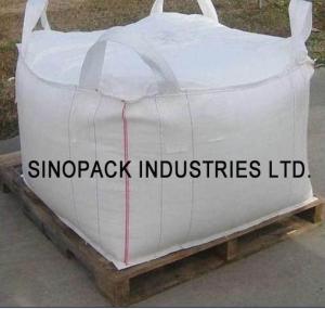 Quality Four Loops 1000KGS Big Bag FIBC , Soil Mineral Construction One Ton Bulk Bags wholesale