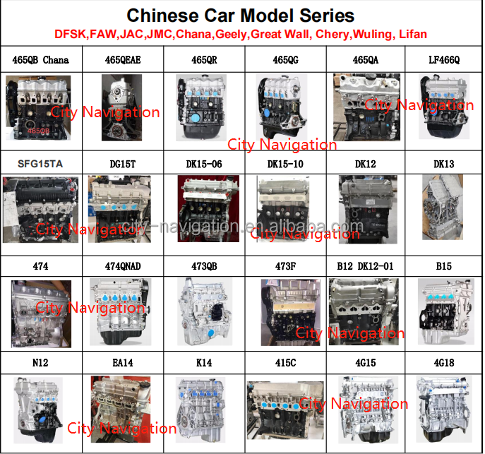 1.4L Auto Engine Assembly Cylinder Block for DFSK K07II V27 C36 Original Gasoline DK13-02