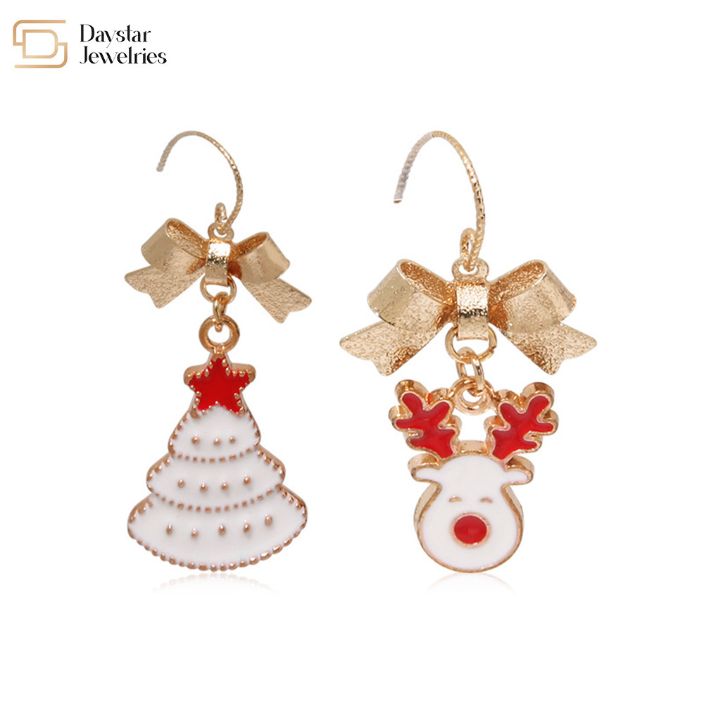 Trees Bells Snowflakes Santa Womens Christmas Earrings For Girls Holiday