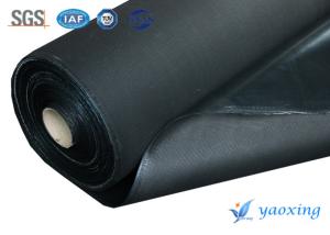 Quality 1.2mm Double Sided Silicone Coated Fiberglass Fabric For Duct Flexible Connector wholesale