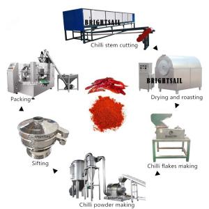 Quality Chilli Powder Pulverizer Machine 1000 KG SUS304 Spice Grinder wholesale