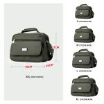 Multi Pocket Shoulder Messenger Bag Oxford Waterproof Male Travel Crossbody Bags