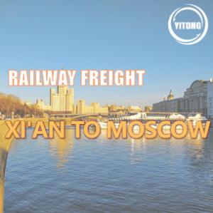 Quality Xi'An China To Moscow Russia Railway Cargo Transport Service 20-30 Days wholesale