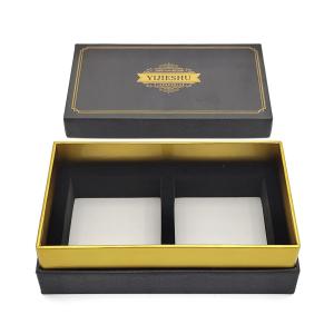Quality Custom Gold Stamping Soap Box Lid And Base Paper Box Lotion Perfume Skin Care Box Packaging With Logo wholesale