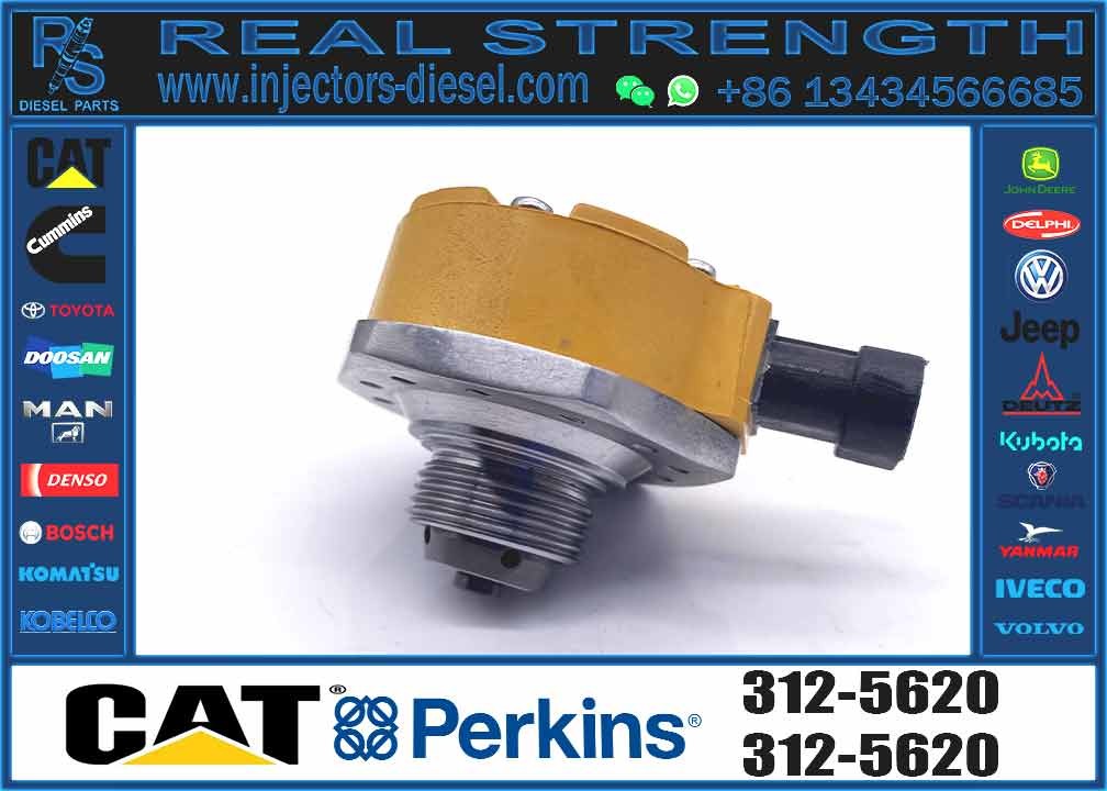High quality Fuel Pump Diesel Pump Solenoid Valve 312-5620 3125620 for E320D Excavator C6.6 C6.4 Engine