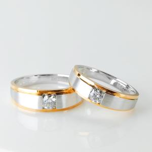 Quality Important Occasion Men17 Women12 18k Gold With Diamond Ring wholesale