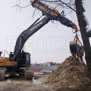 Quality Teledipper Excavator Arms With Hydraulic Clamshell Bucket Much Longer Servicing Life wholesale