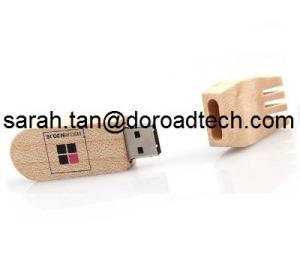 Quality Cute Design Wooden Fork USB Flash Drives, Real Capacity Wood USB Pen Drives wholesale