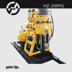 Quality portable Hydraulic water drilling rig HZ-200YG diamond core drilling rig wholesale
