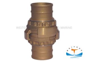 Quality Aluminum Marine Fire Fighting Equipment Fire Hose Coupling 65mm Diameter wholesale