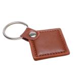 Access Control Leather RFID NFC Keyfob Customized Size