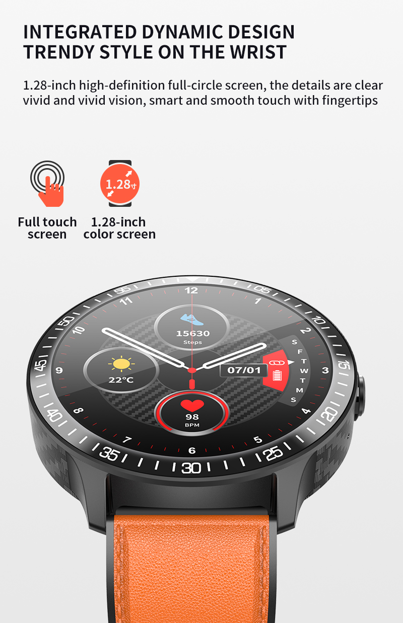 SC7A20 HL16 Blood Pressure Smartwatch 200mAh Mt16 Magnetic Charging