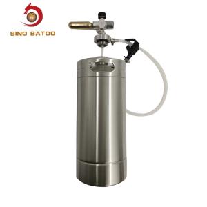 Quality One Gallon CO2 Mini Keg Dispenser , Stainless Steel Mini Keg Dispenser wholesale