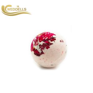 Quality Skin Moisturization Custom Petal Bath Bomb 80g Fruit Fragrance wholesale