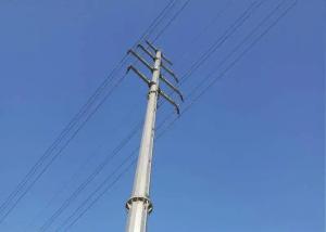 Quality 66KV Electric Masts Galvanized Power Transmission Line Steel Pole wholesale