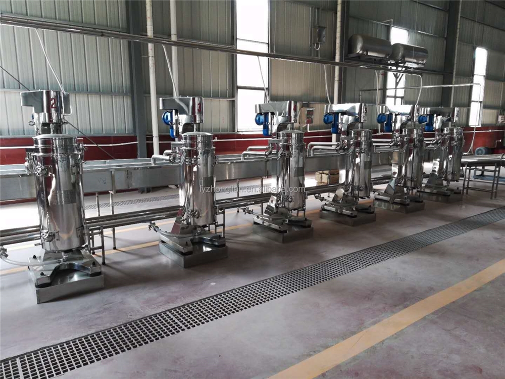 Plastic plant tubular centrifuge tube stainless steel coconut oil filter made in China