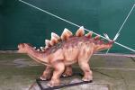 Soft Silicone Rubber Life Size Dinosaur Statue For Amusement Park Decoration