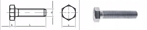 Carbon Steel Power Line Fittings Hot Forged HDG Hex Bolt And Nut Grade 6.8