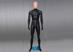 Fiberglass Full Body Men's Shop Display Mannequin With Iron Wire Head Eco