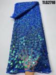 Voile Lace Fabric Senegal/Ghana Lace Organza Sequins Mesh African 100% Cotton