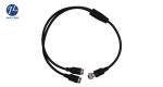 4 PIN 12MM Male To Male Vehicle Camera Aviation Cable IP67