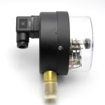 Bottom Connection Electric Contact Pressure Gauge With Double Higher Limits