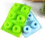 Spiral Grain Silicone Bread Baking Molds 6 Cavity For Baking Accessories